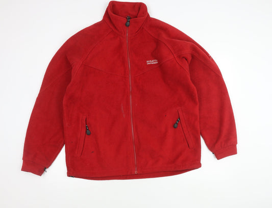 Regatta Mens Red Fleece Full Zip Outdoor Jacket Size M 40in