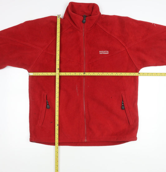 Regatta Mens Red Fleece Full Zip Outdoor Jacket Size M 40in