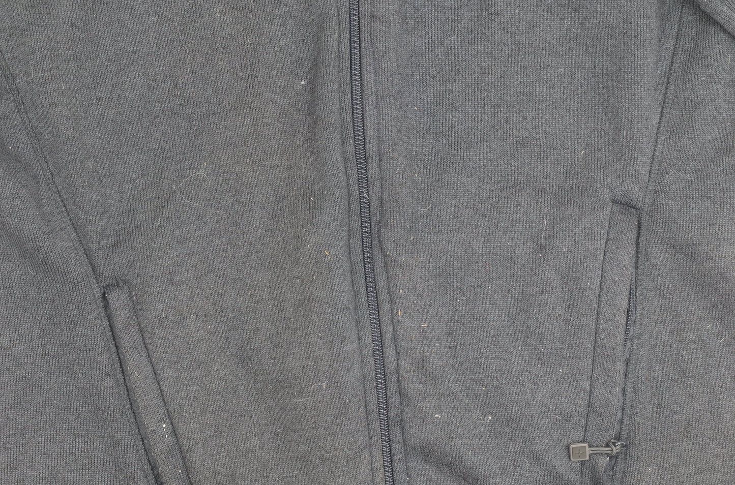 Mountain Warehouse Men Black XL Fleece Full Zip Jacket Hiking Casual