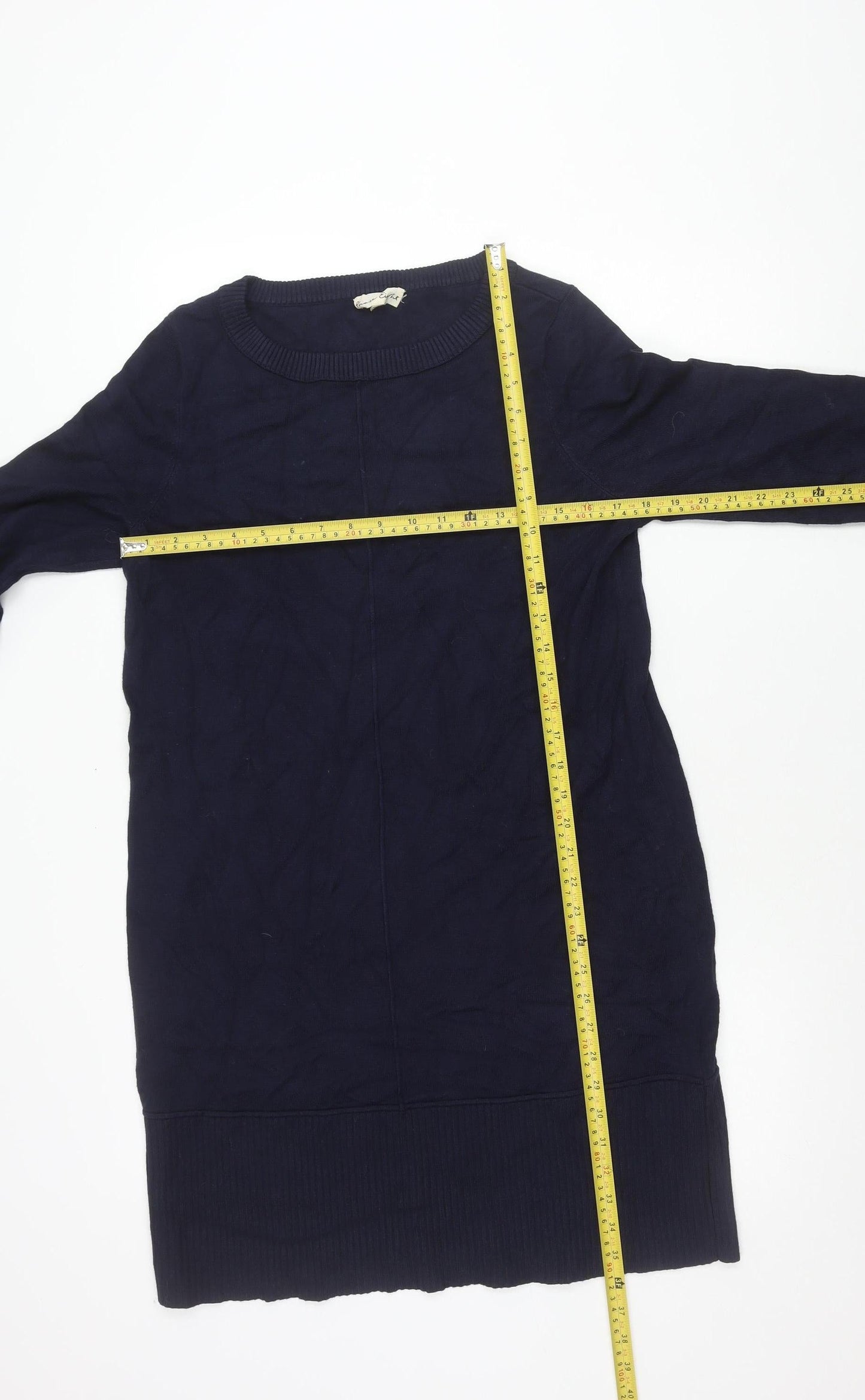 Phase Eight Womens Blue UK 12 Pullover Jumper Crew Neck Knitwear