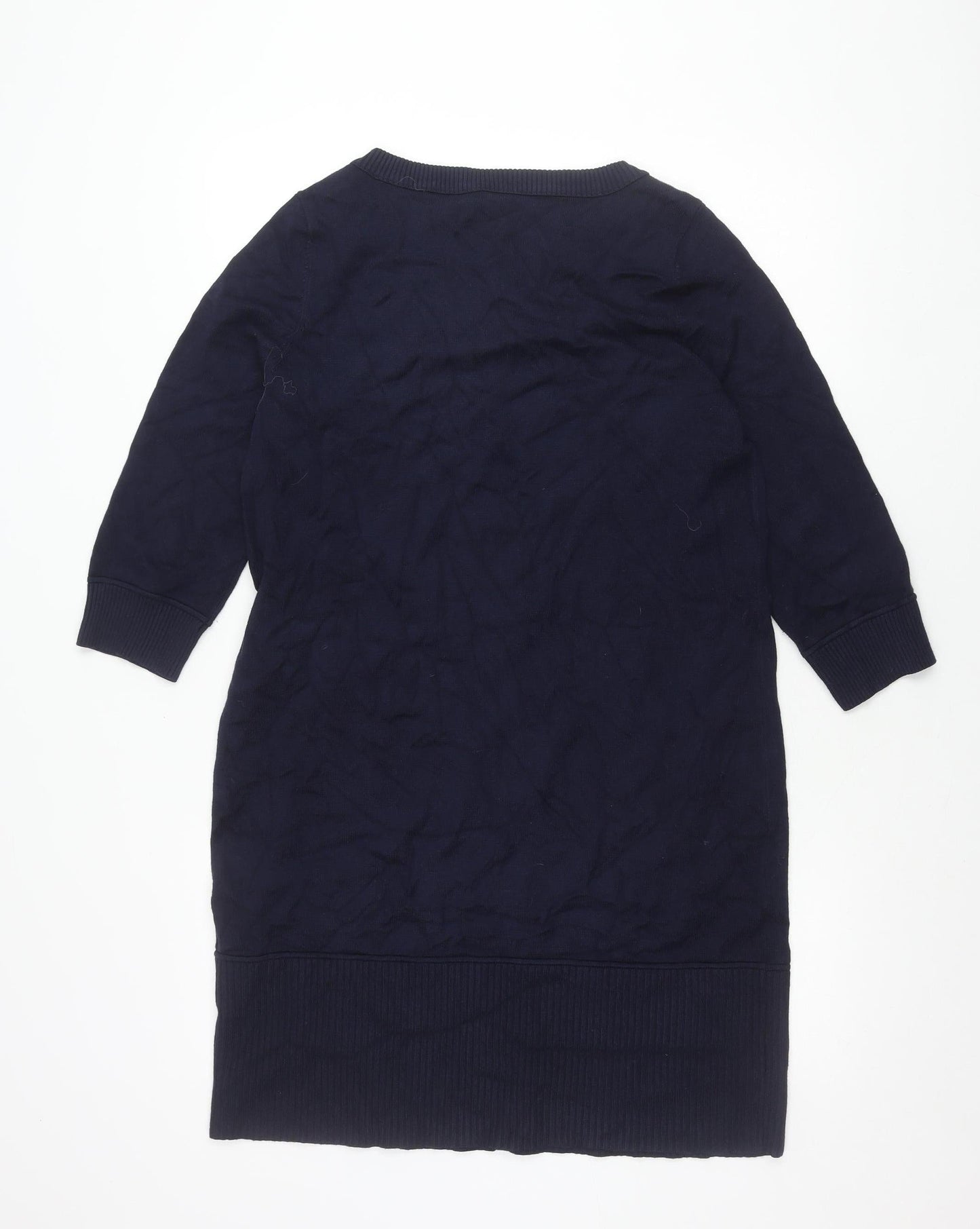 Phase Eight Womens Blue UK 12 Pullover Jumper Crew Neck Knitwear