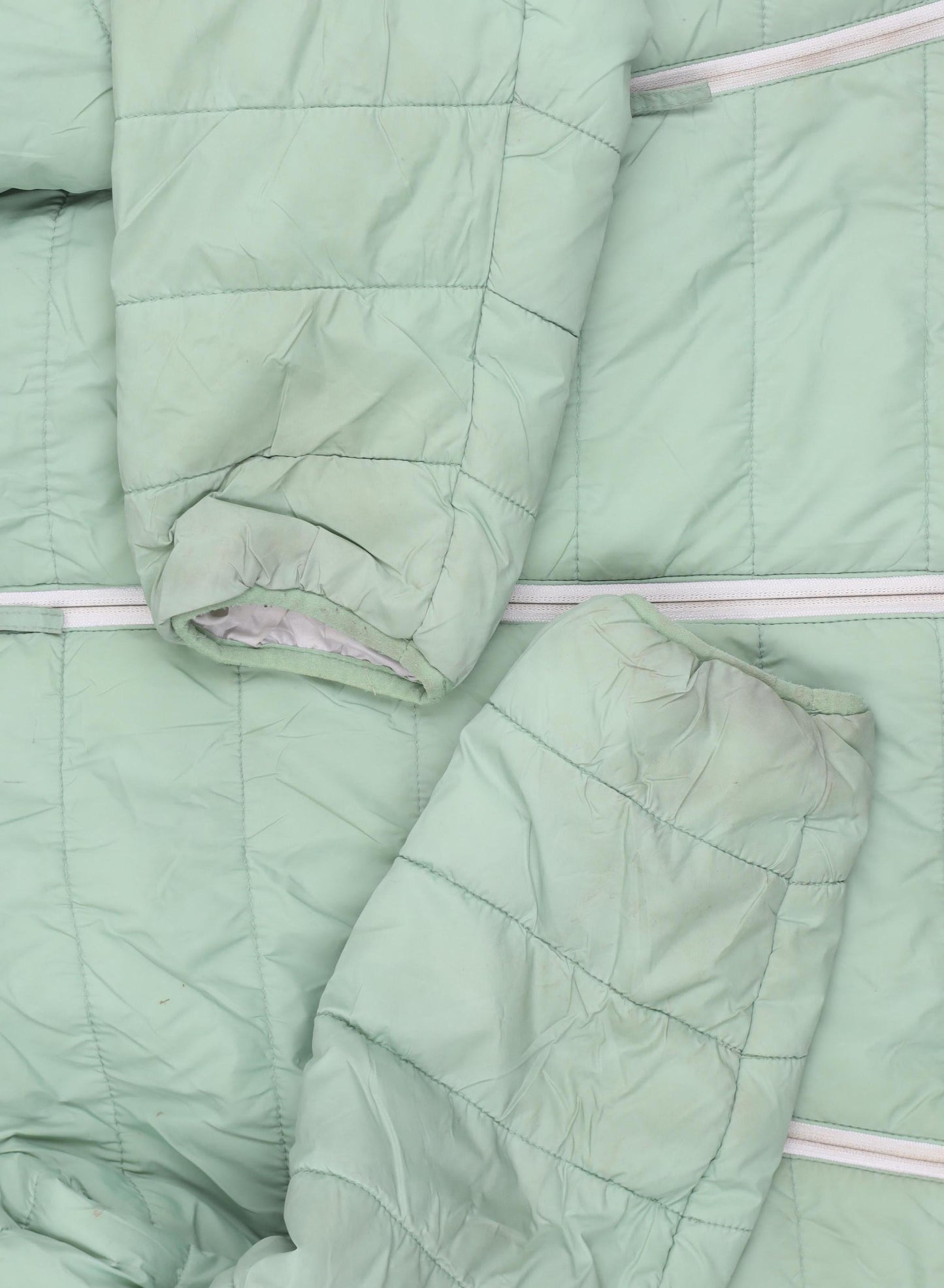 Peter Storm Womens Green Size 14 Quilted Hooded Puffer Jacket