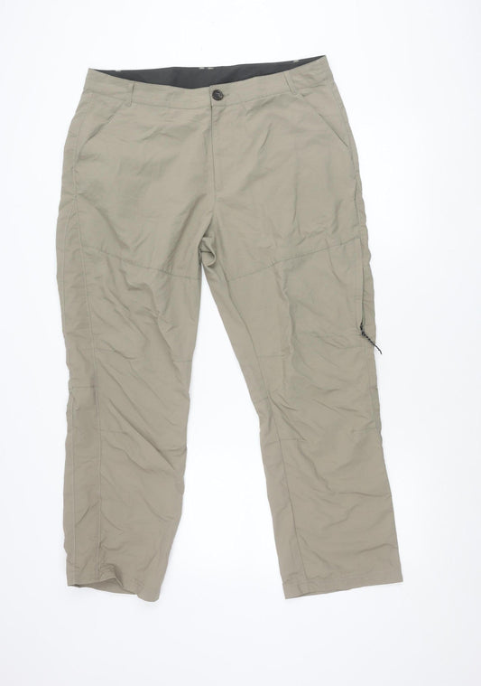 Tog Twenty Four Mens Beige Walking Trousers Size 16 Hiking Outdoor