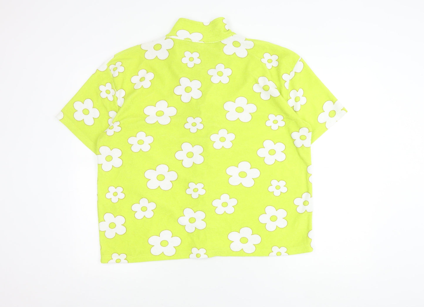 Neon Rose Womens L Multicoloured Floral Button-Up Shirt