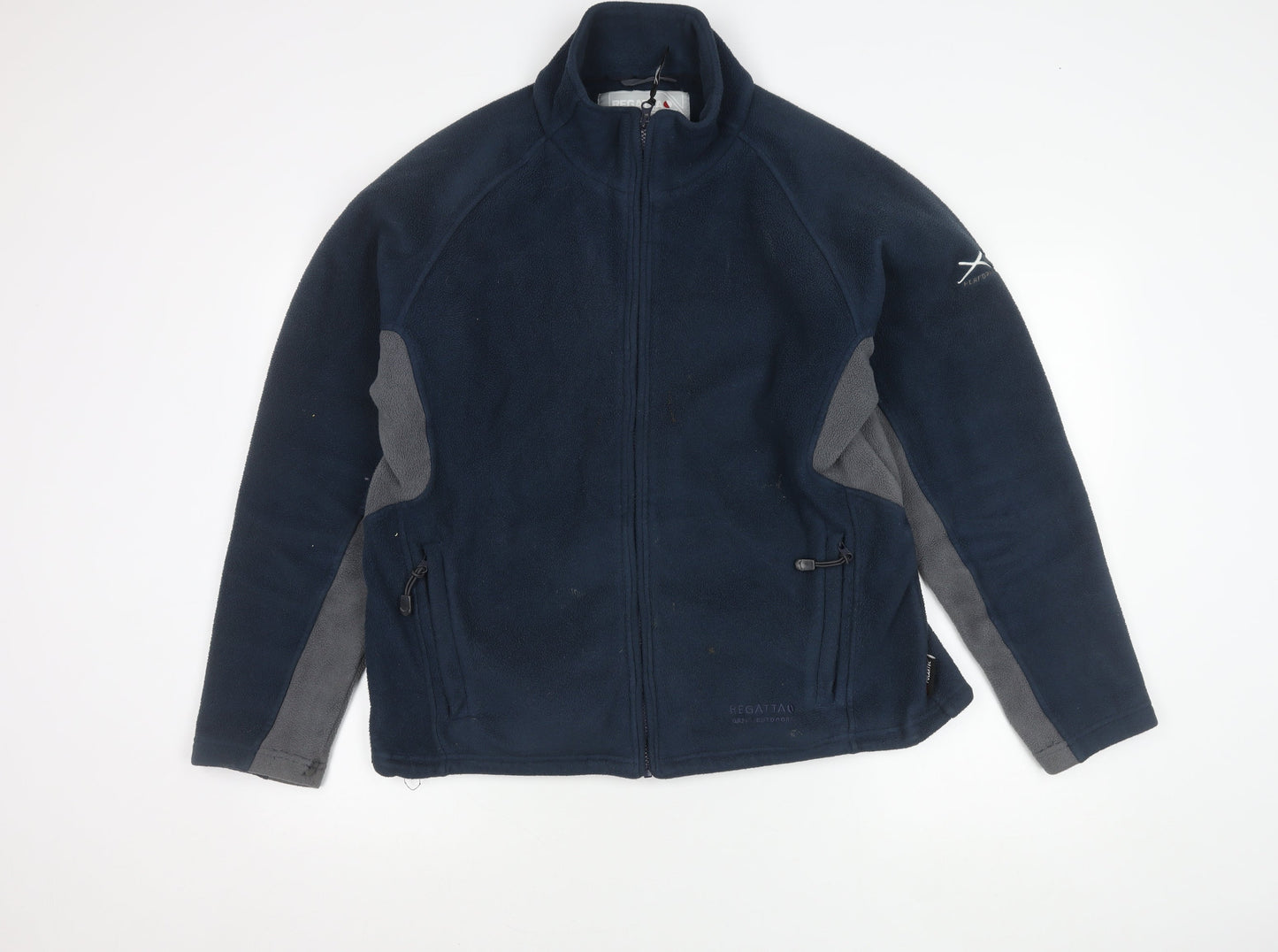 Regatta Men’s Blue Fleece Jacket L 42in Full Zip Outdoor Casual