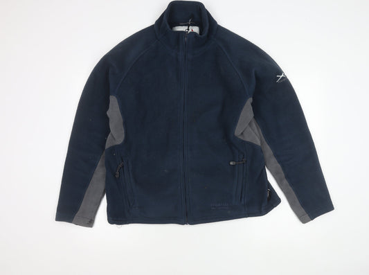 Regatta Men’s Blue Fleece Jacket L 42in Full Zip Outdoor Casual