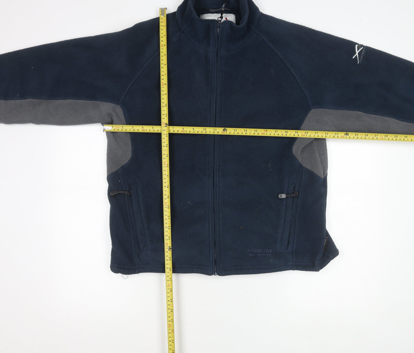 Regatta Men’s Blue Fleece Jacket L 42in Full Zip Outdoor Casual