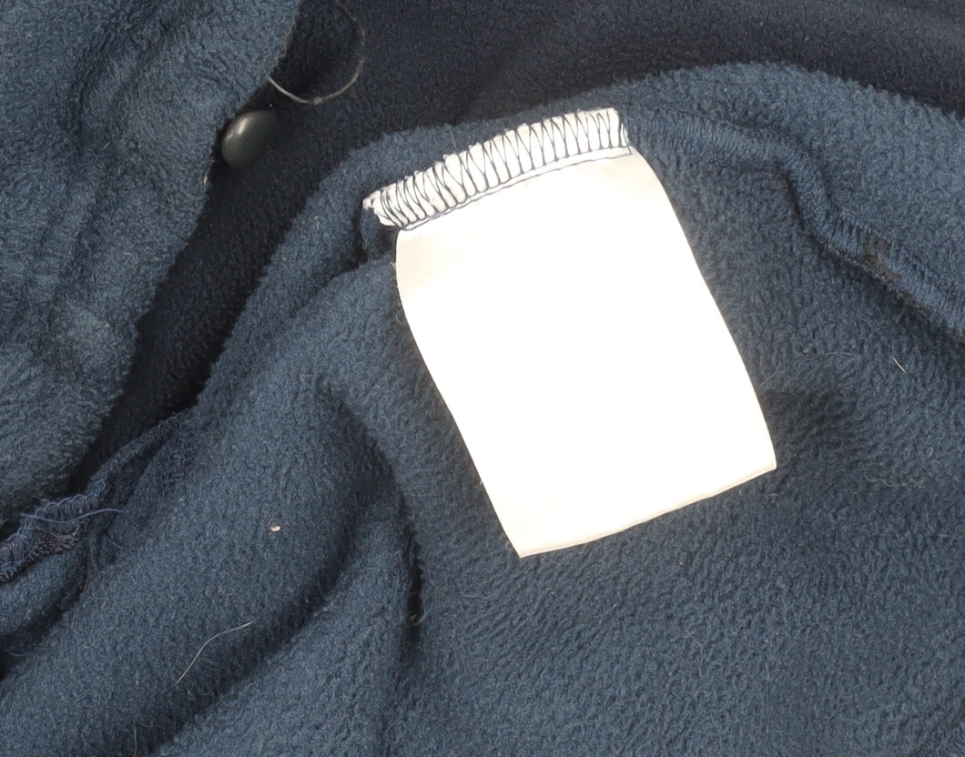 Regatta Men’s Blue Fleece Jacket L 42in Full Zip Outdoor Casual