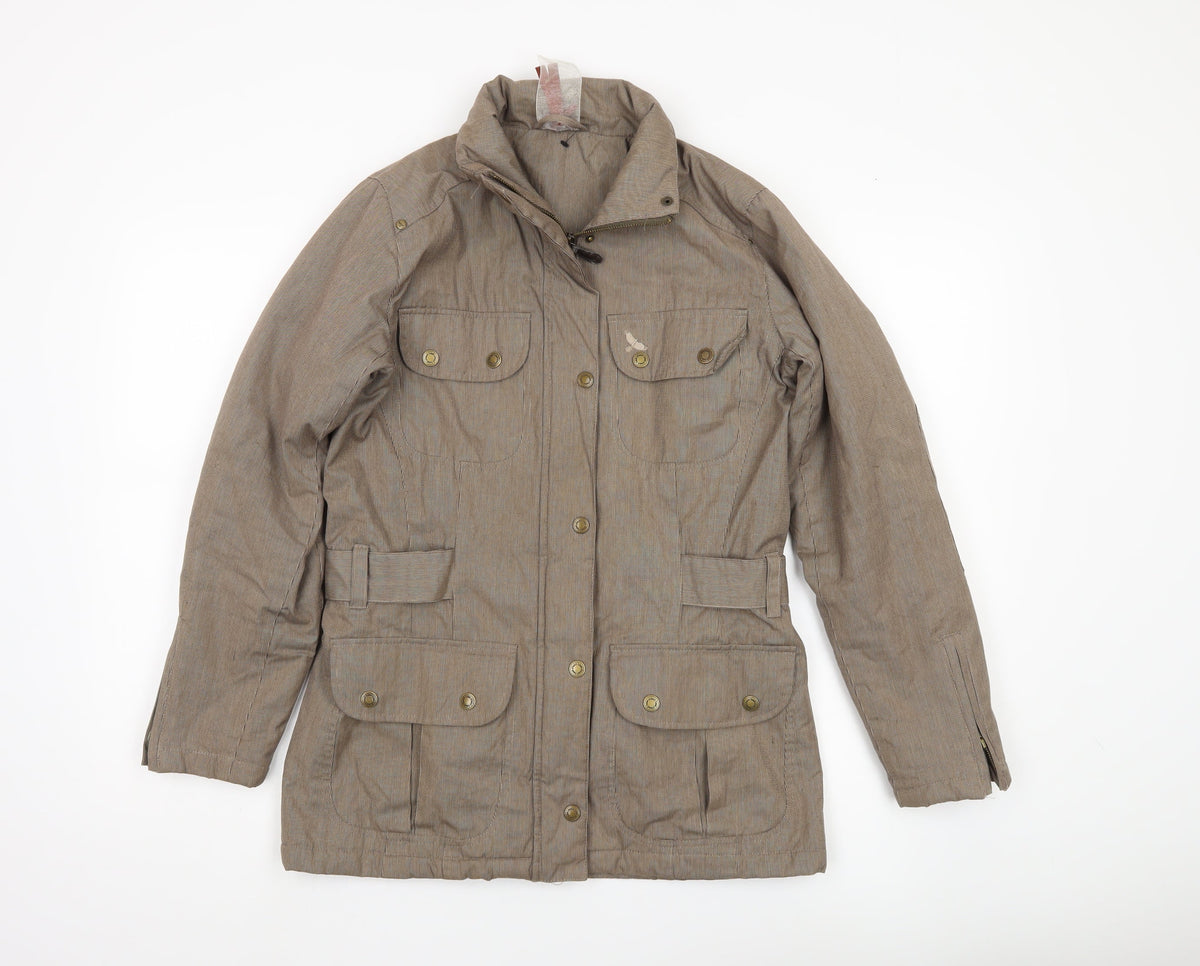 Hawkshead Heritage Womens Brown Size 12 Military Jacket
