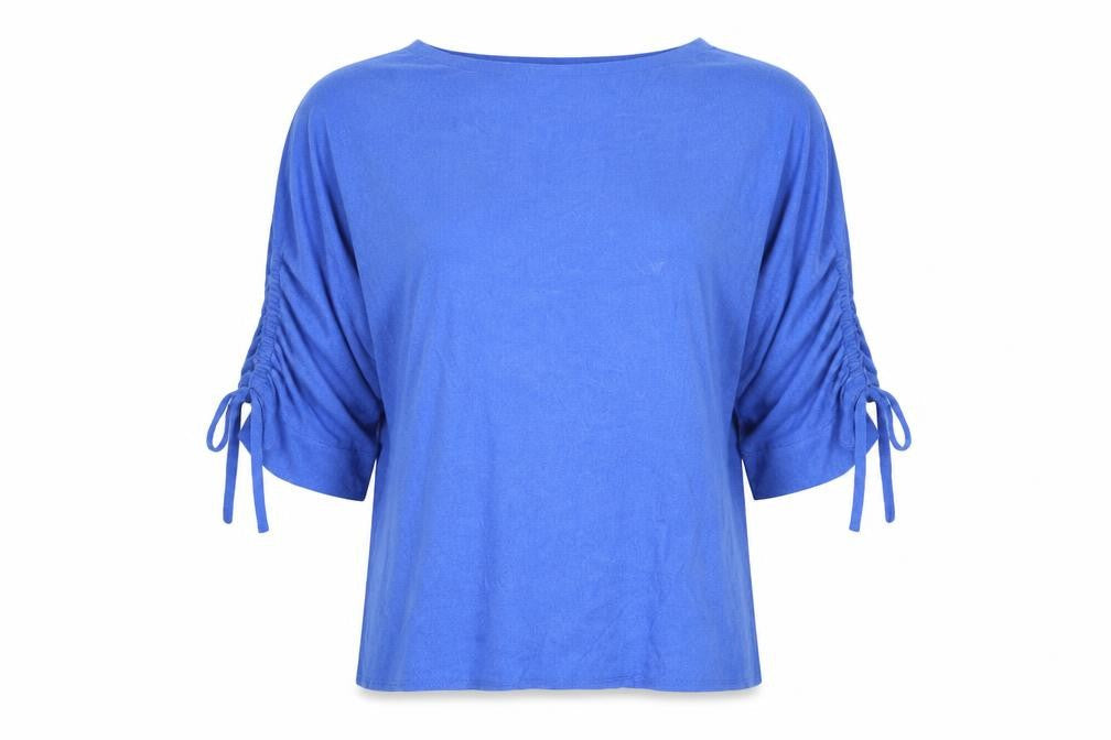 Front view of Sfera Women Blue Relaxed Fit jumper, size 12