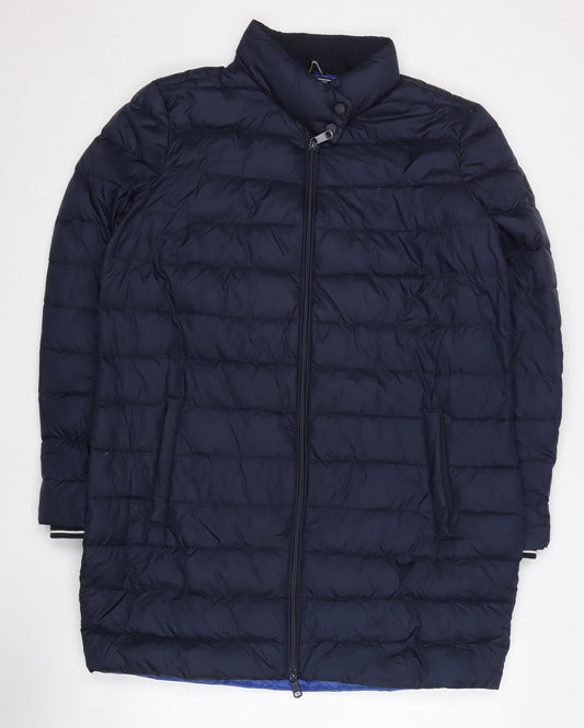 Tommy Hilfiger Men's Blue Puffer Coat Jacket M Mid-Length Down