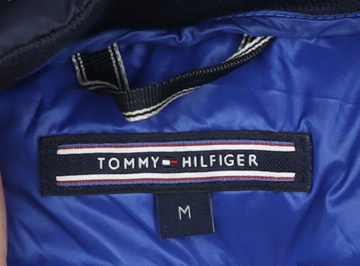Tommy Hilfiger Men's Blue Puffer Coat Jacket M Mid-Length Down