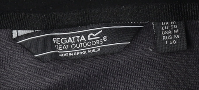 Regatta Mens Black Fleece Bodywarmer Waistcoat Gilet Size M Outdoor