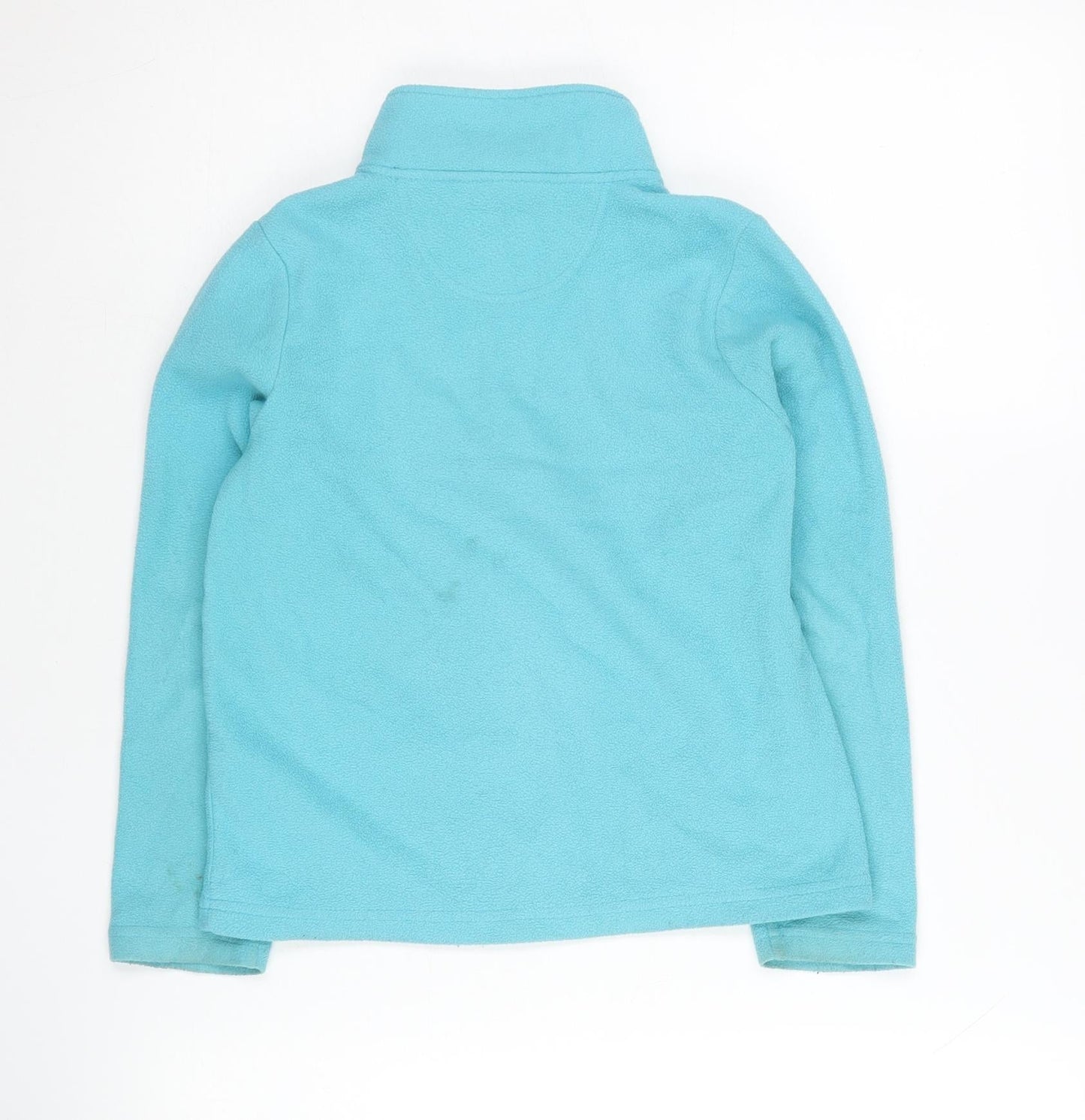 Peter Storm Girls Blue Fleece 1/2 Zip Sweatshirt 7-8 Years Outdoor Wear