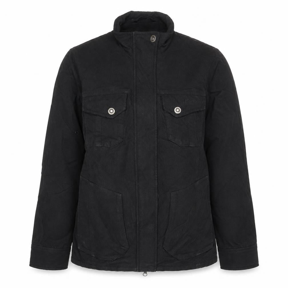 Womens UK Size S Regular Rohan Black Polypropylene Jacket