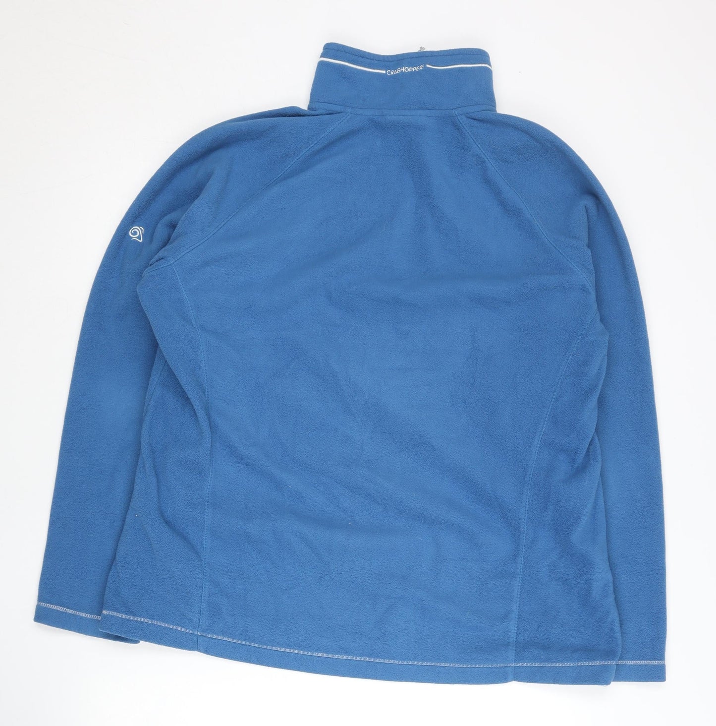 Craghoppers Womens Blue Fleece Sweatshirt Size 18 1/4 Zip Pullover