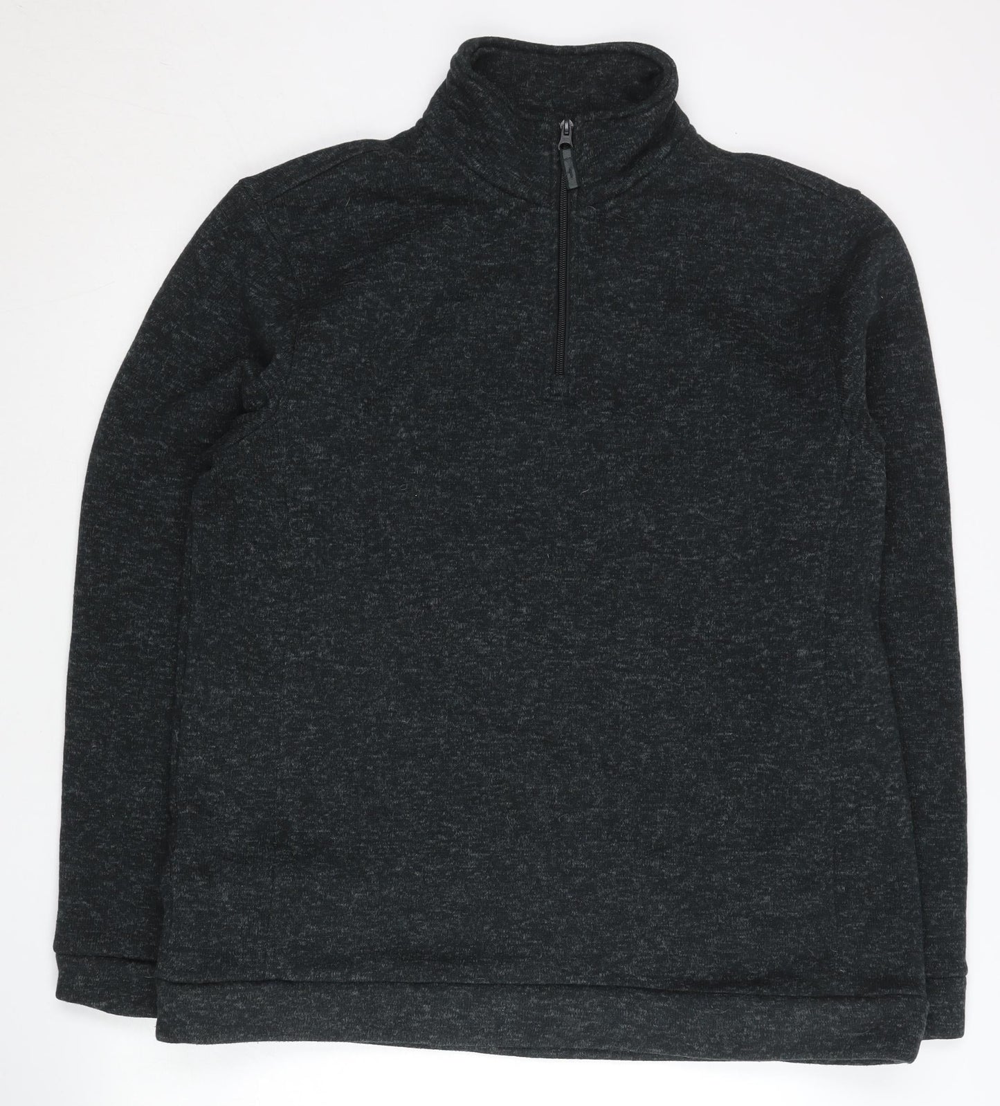 Mountain Warehouse Mens Black XL Pullover Fleece Sweatshirt