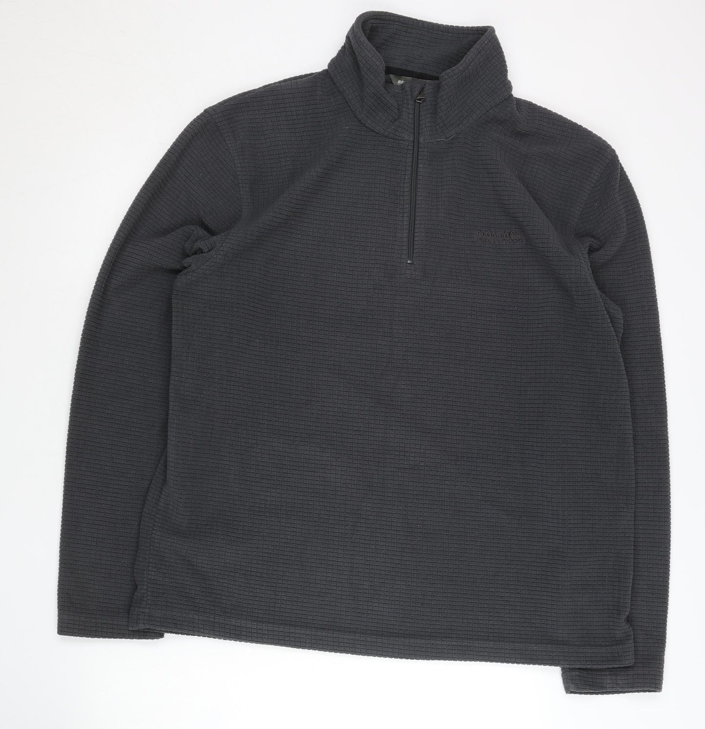 Regatta Men's Grey XL 1/4 Zip Fleece Pullover Sweatshirt Outdoor