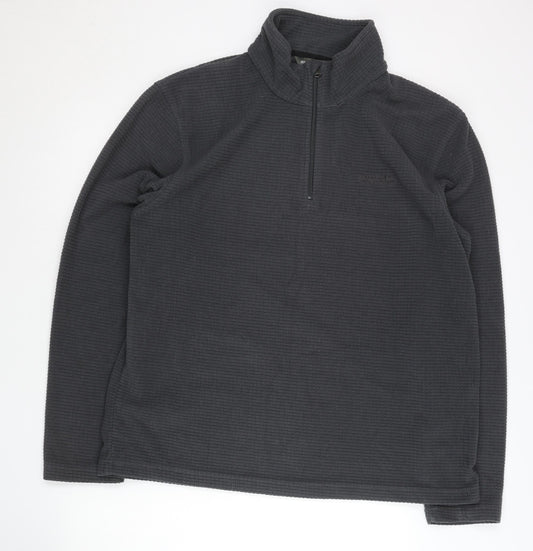Regatta Men's Grey XL 1/4 Zip Fleece Pullover Sweatshirt Outdoor