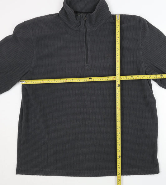 Regatta Men's Grey XL 1/4 Zip Fleece Pullover Sweatshirt Outdoor