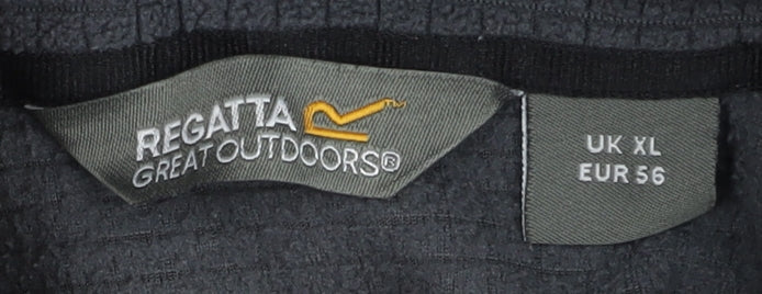 Regatta Men's Grey XL 1/4 Zip Fleece Pullover Sweatshirt Outdoor