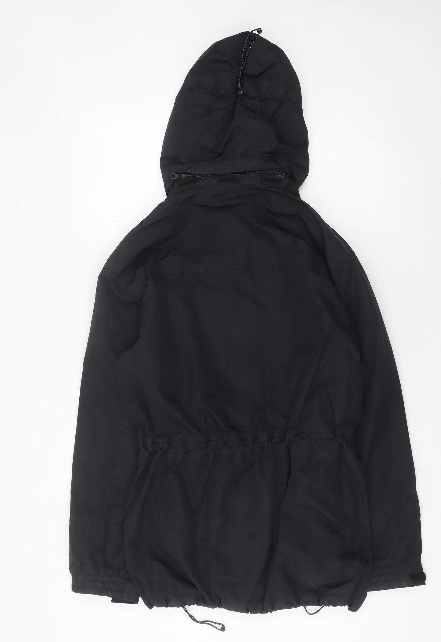 Trespass Womens Black Waterproof Hooded Rain Coat Jacket S