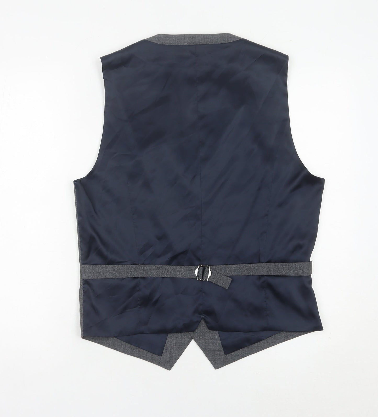 Burton Menswear Men’s Grey Wool Blend Suit Waistcoat M 36-40” Chest