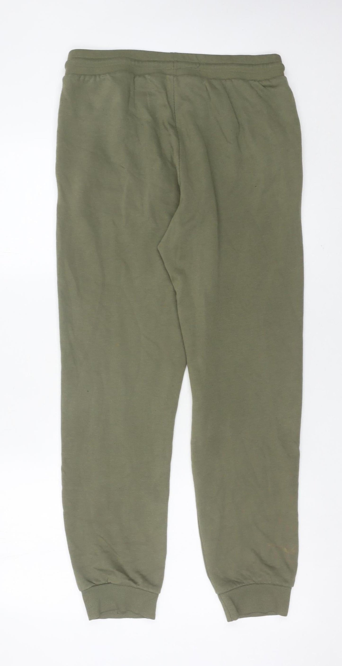 Jack & Jones Men’s Green Jogger Trousers M Cotton Blend