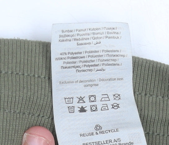 Jack & Jones Men’s Green Jogger Trousers M Cotton Blend