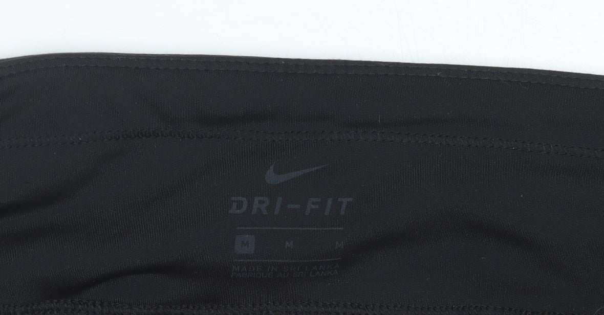 Nike Womens Black Medium Dri-Fit Running Leggings Slim Fit
