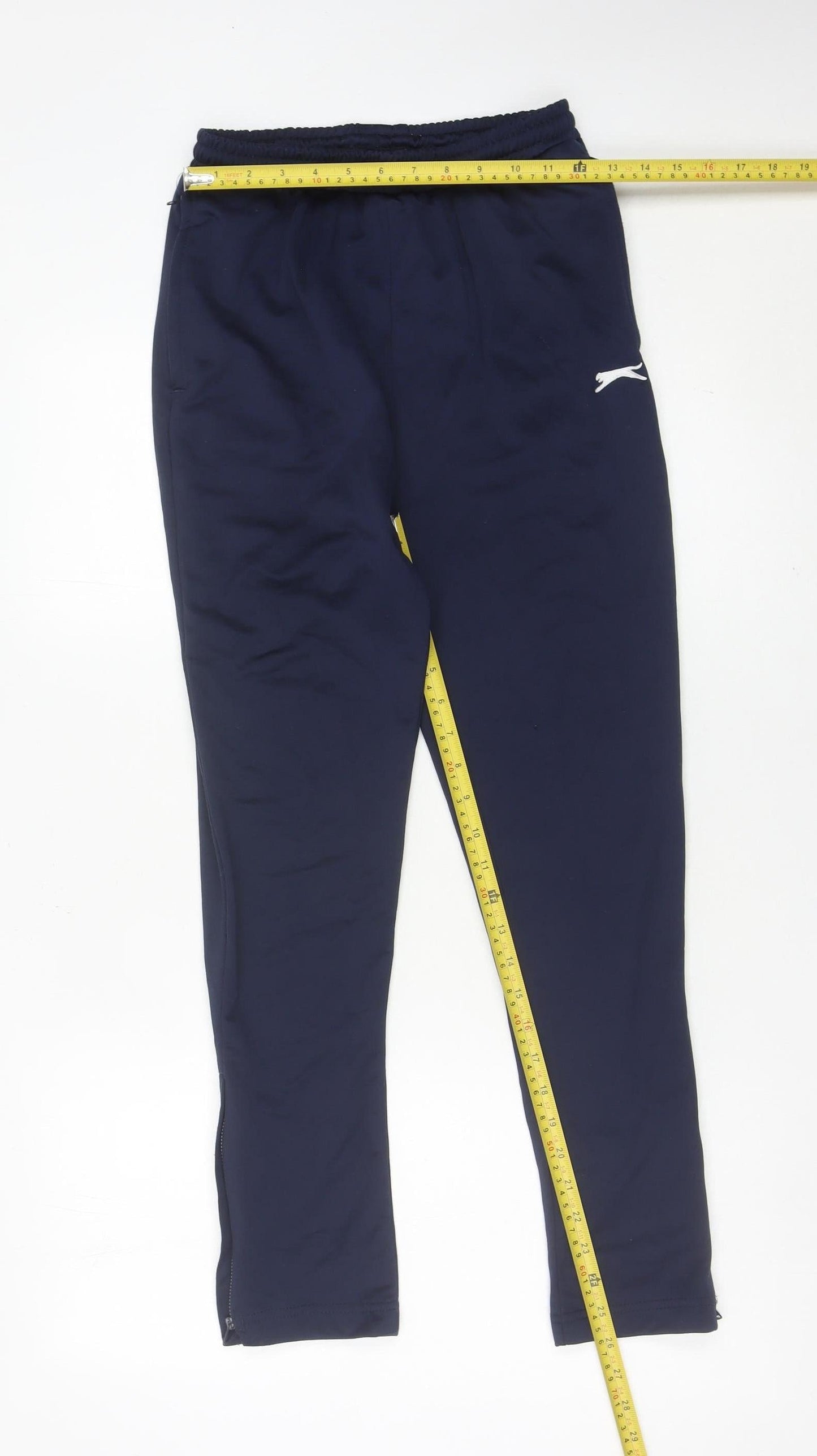 Slazenger Boys Blue Jogger Trousers 11-12 Years Polyester Sportswear