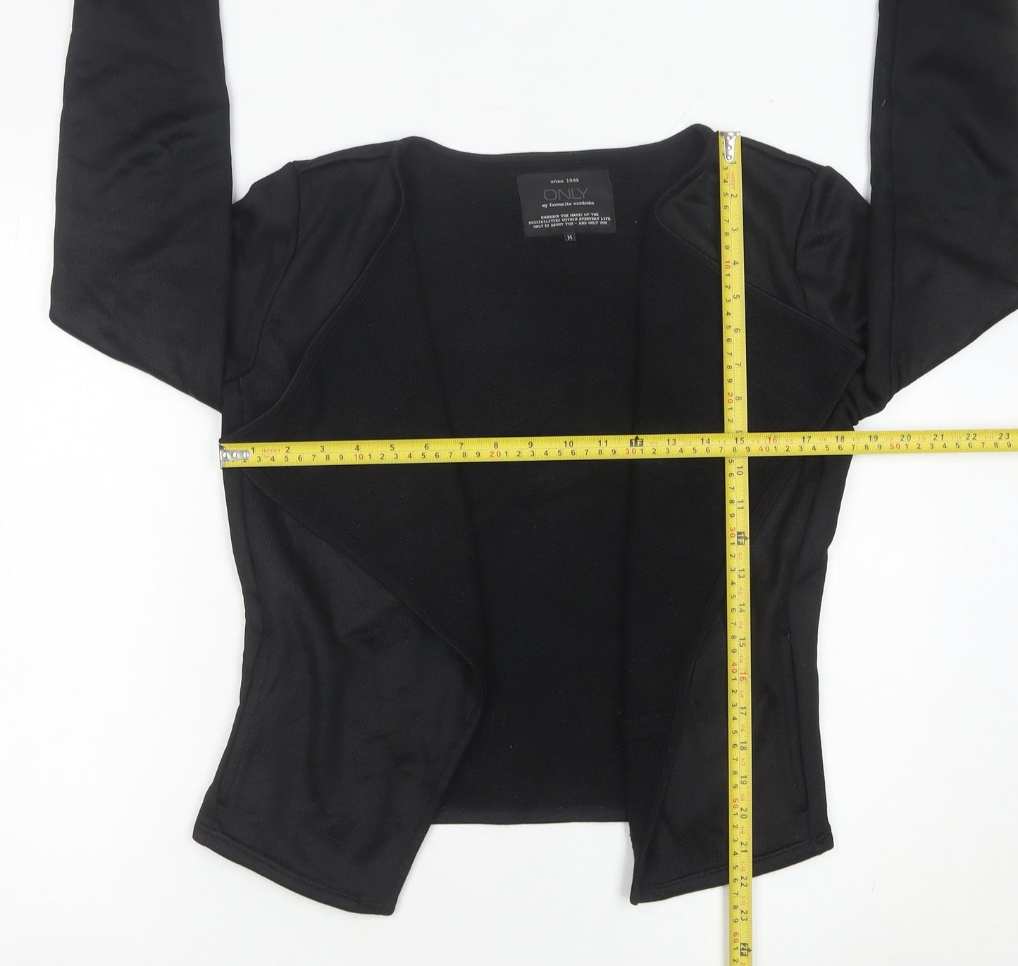 ONLY Women’s Black Regular Fit Short Jacket Size M Casual Business