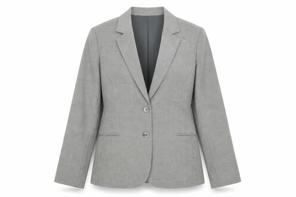Marks and Spencer Women Grey Wool Blend Suit Jacket UK 14