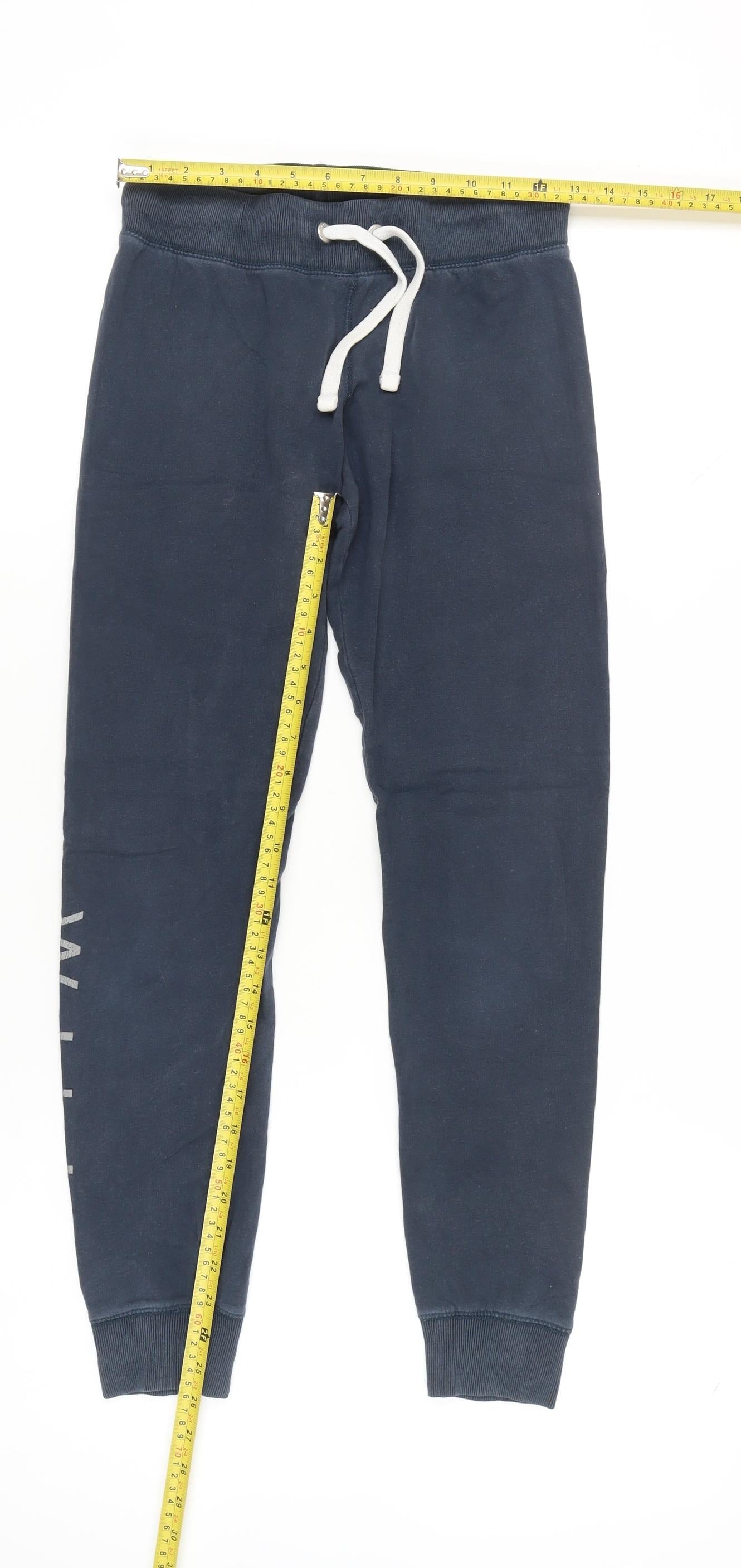 Jack Wills Women's Blue Jogger Sweatpants Size 8 Cotton Blend