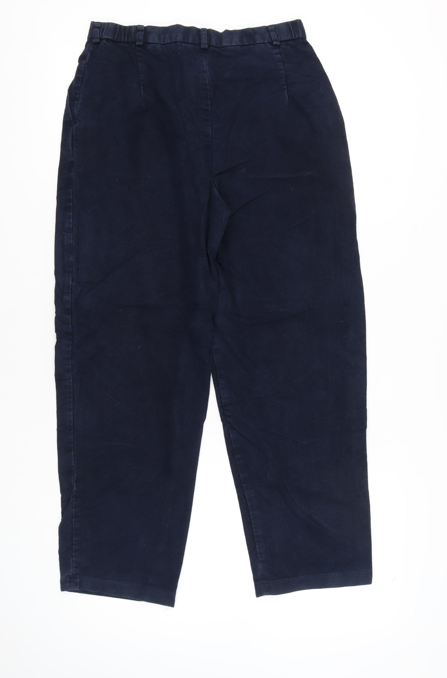 Country Collection Womens Blue Size 12 Chino Trousers Cotton
