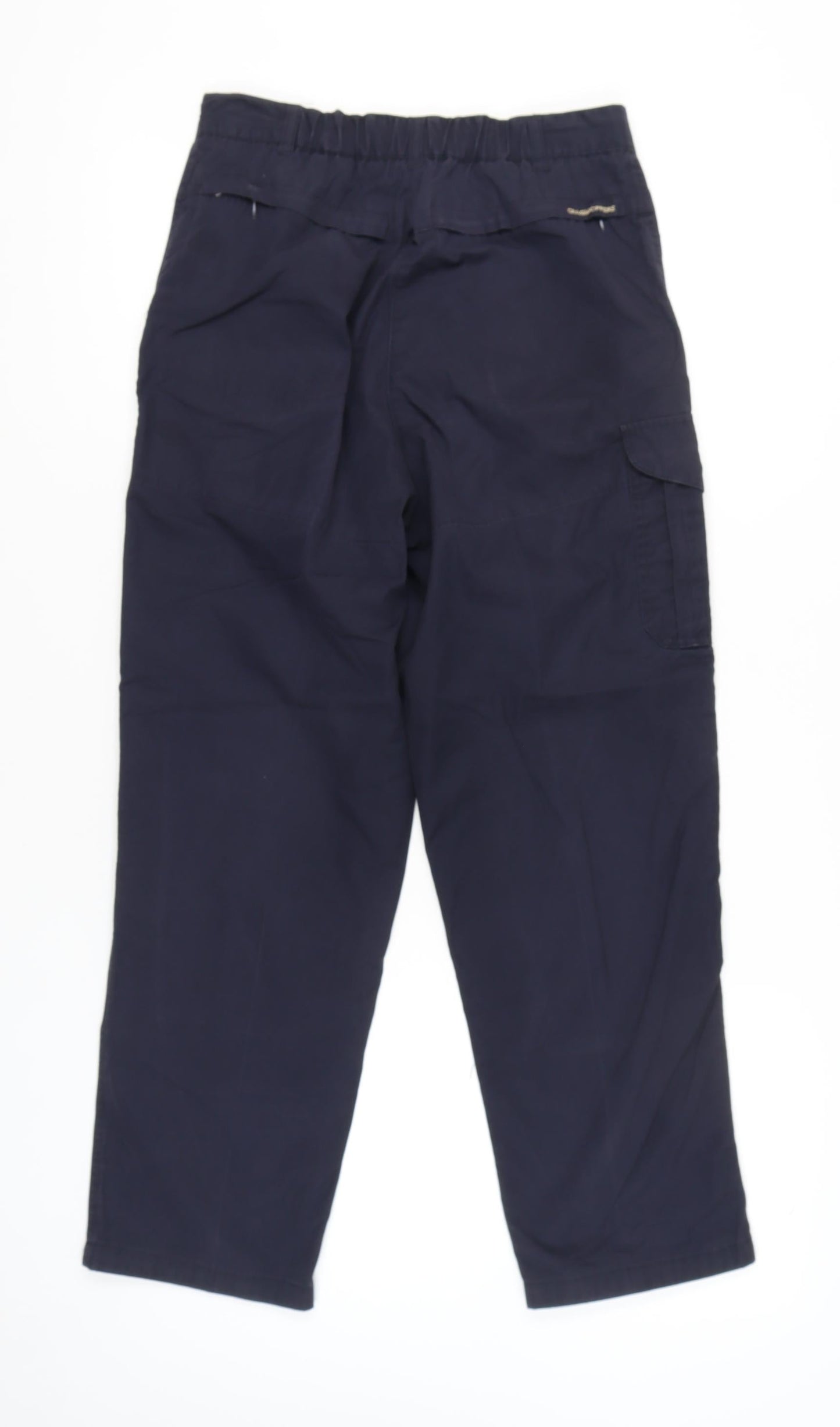 Craghoppers Women's Blue Cargo Trousers Size 12 Regular Fit Outdoor Hiking