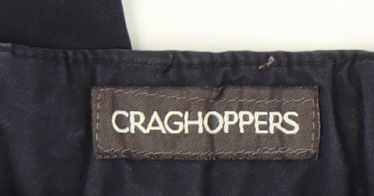 Craghoppers Women's Blue Cargo Trousers Size 12 Regular Fit Outdoor Hiking