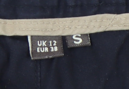 Craghoppers Women's Blue Cargo Trousers Size 12 Regular Fit Outdoor Hiking
