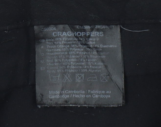 Craghoppers Men’s Black 36in Straight Leg Trousers Size L