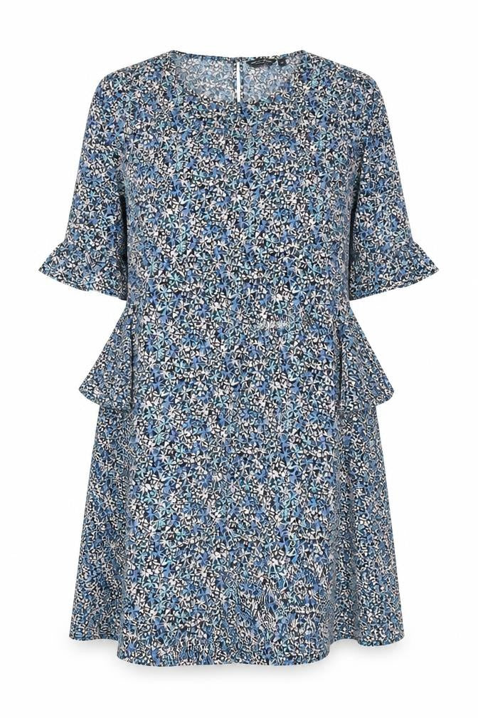 Dorothy Perkins Women’s Blue Floral Shift Dress UK 20