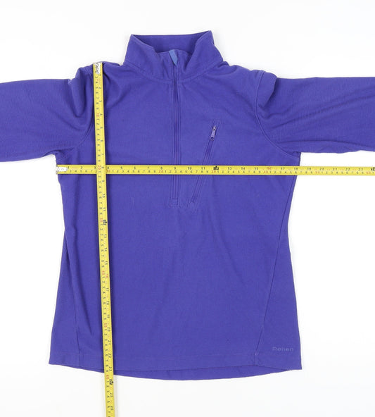 Rohan Womens Purple Small Pullover Sweatshirt Lightweight Fleece Outdoor
