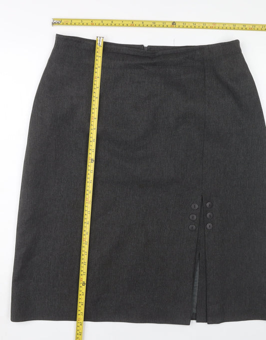 Essence Women’s Grey Size 22 Pencil Skirt Formal Workwear