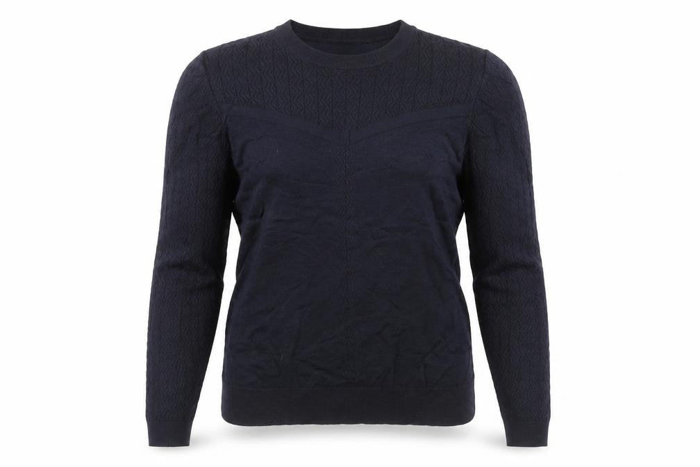 Principles by Ben de Lisi Womens Blue Size 12 Crew Neck Knit Jumper