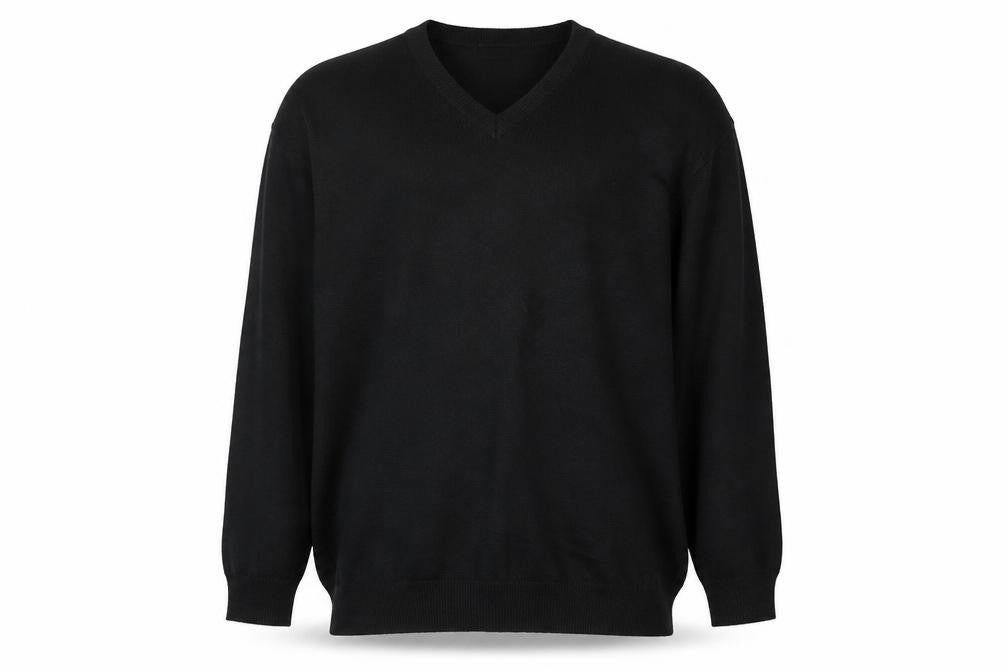 Capsule Men’s Black 2XL V-Neck Pullover Jumper Knitwear