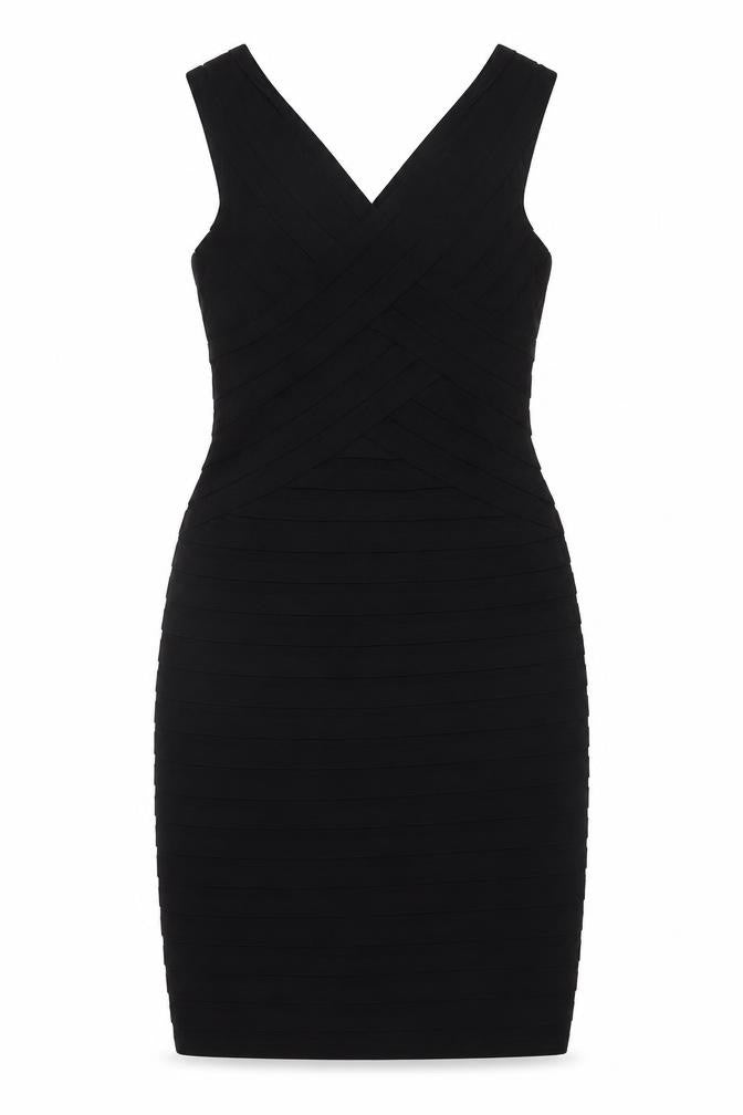 Principles Women’s Black Size 10 Bodycon Knee Length Sleeveless Dress