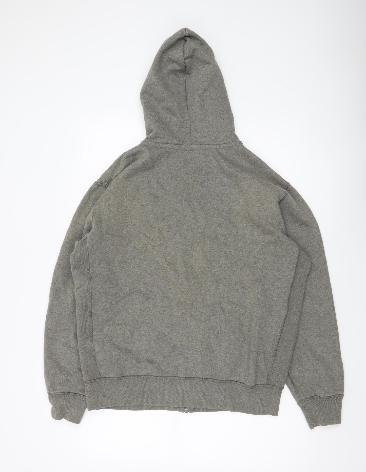 Ralph Lauren Men’s Grey Full Zip Hoodie Size L Cotton Blend