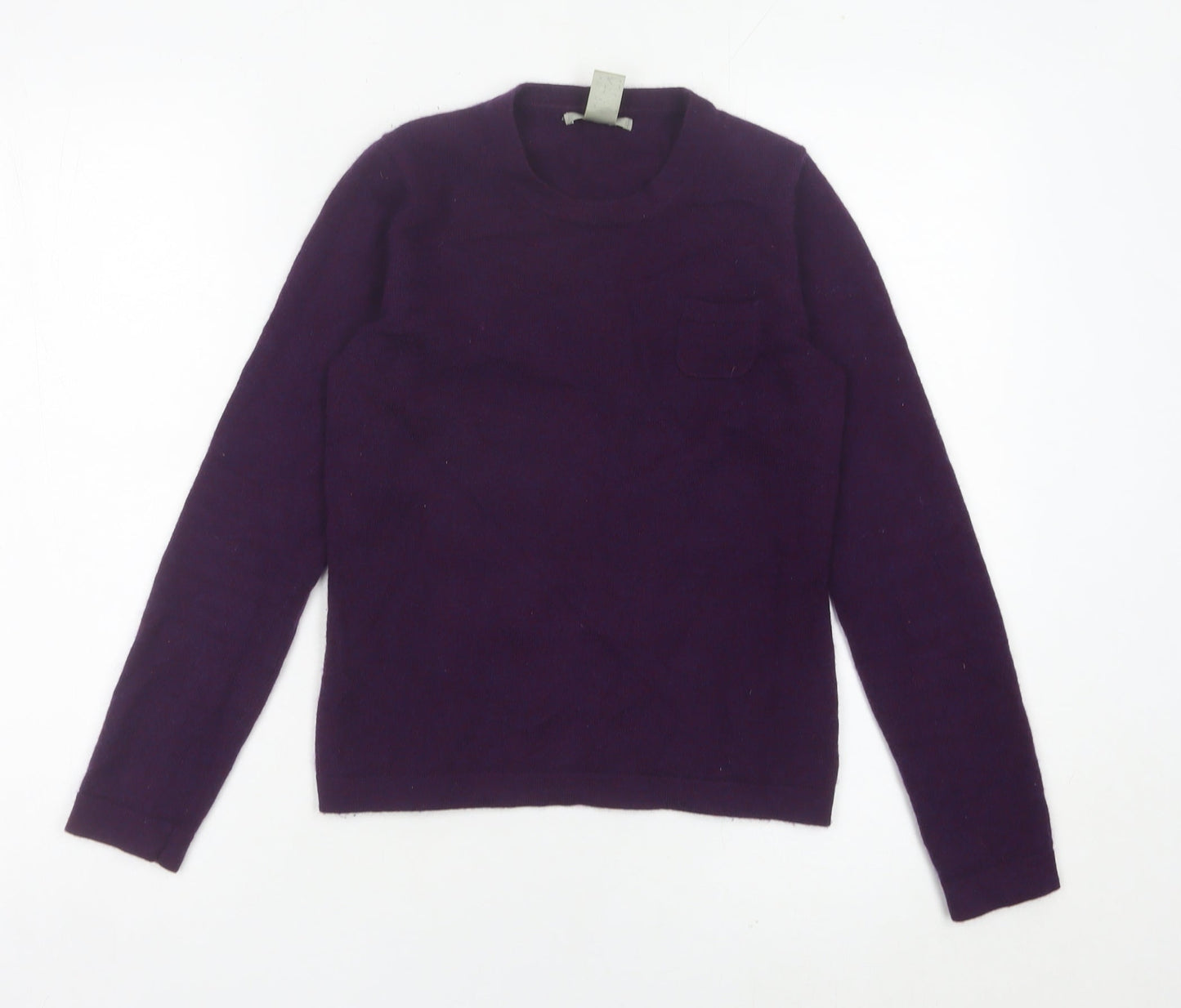 GAP Women’s Purple Cashmere Jumper Size S Crew Neck Long Sleeve