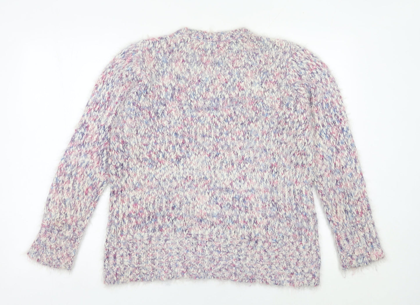 Bm Collection Women’s Multicoloured M Chunky Knit Pullover Jumper