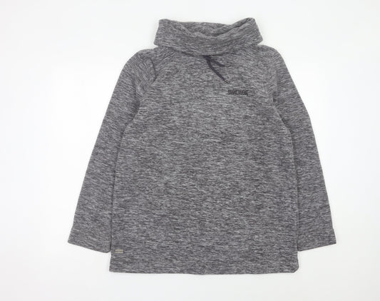 Regatta Women Grey Pullover Sweatshirt UK 14 Cowl Neck Outdoor