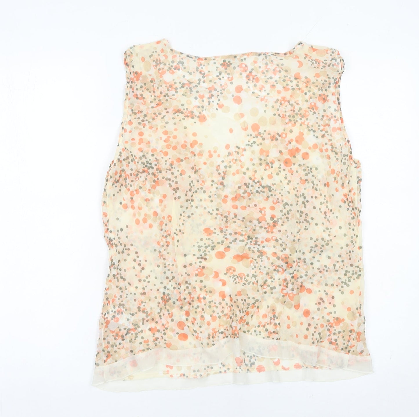 Marks and Spencer Womens Multicoloured Sleeveless Viscose Blouse UK16